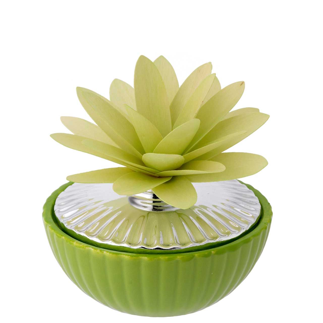 1/2 SFERA D. 11 BICOLORE CON DIFFUSORE DALIA VERDE